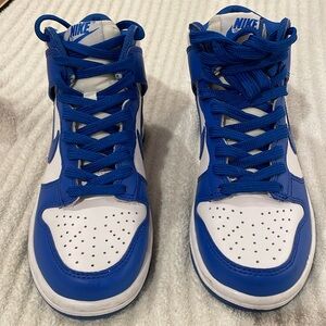 NIKE KIDS DUNK HIGH GS “Game Royal" **INCREDIBLE WORN ONLY ONCE**